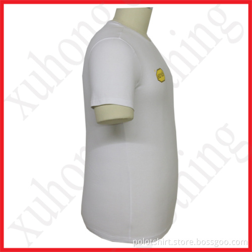 High Quality Screen Printing Cotton White T Shirt